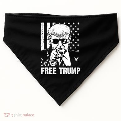 Free Donald Trump Republican Support USA-Made Doggie Bandana