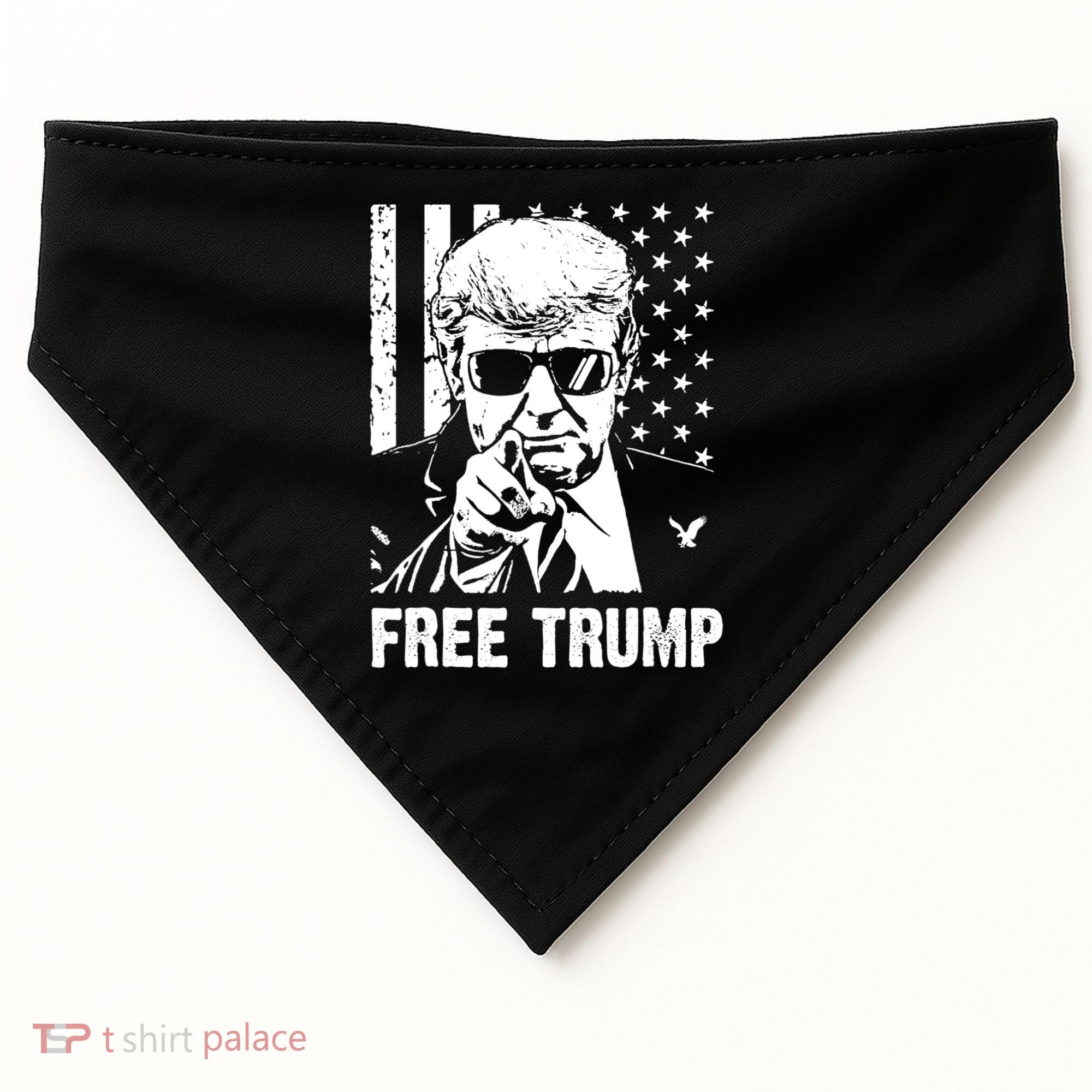 Free Donald Trump Republican Support USA-Made Doggie Bandana
