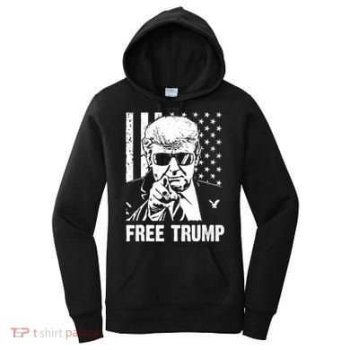 Free Donald Trump Republican Support Women's Hoodie