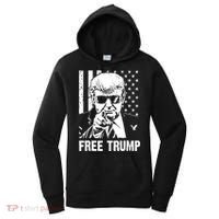 Free Donald Trump Republican Support Women's Hoodie thumb 0