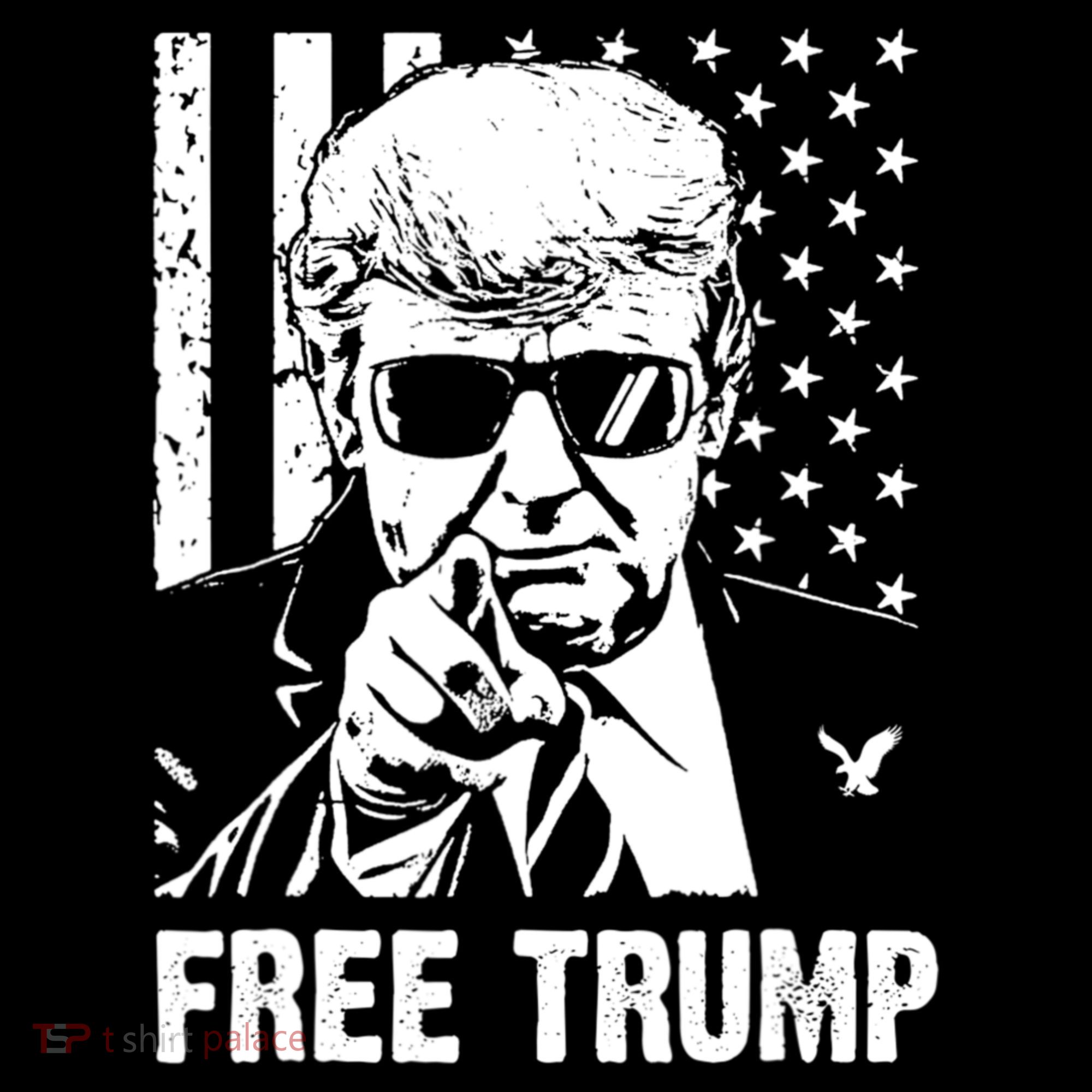 Free Donald Trump Republican Support Women's Hoodie