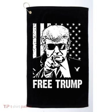 Free Donald Trump Republican Support Golf Towel