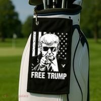 Free Donald Trump Republican Support Golf Towel thumb 2