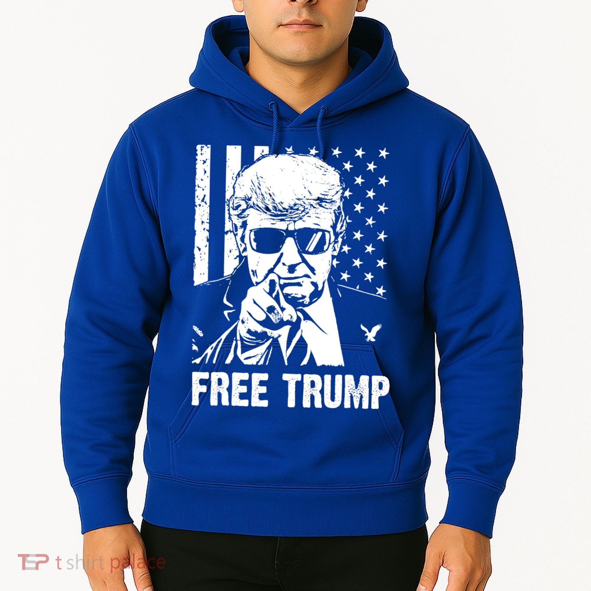 Free Donald Trump Republican Support Hoodie