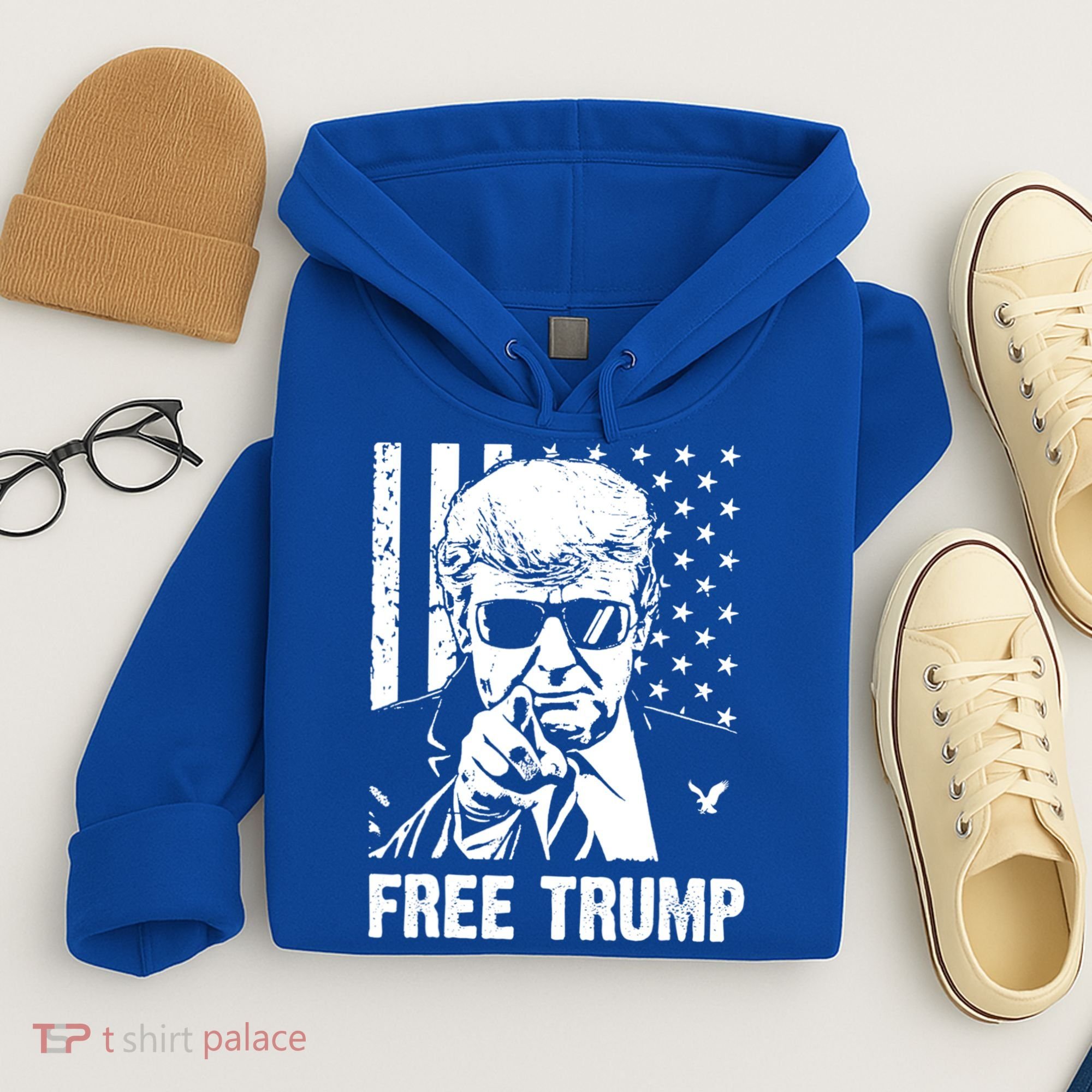 Free Donald Trump Republican Support Hoodie