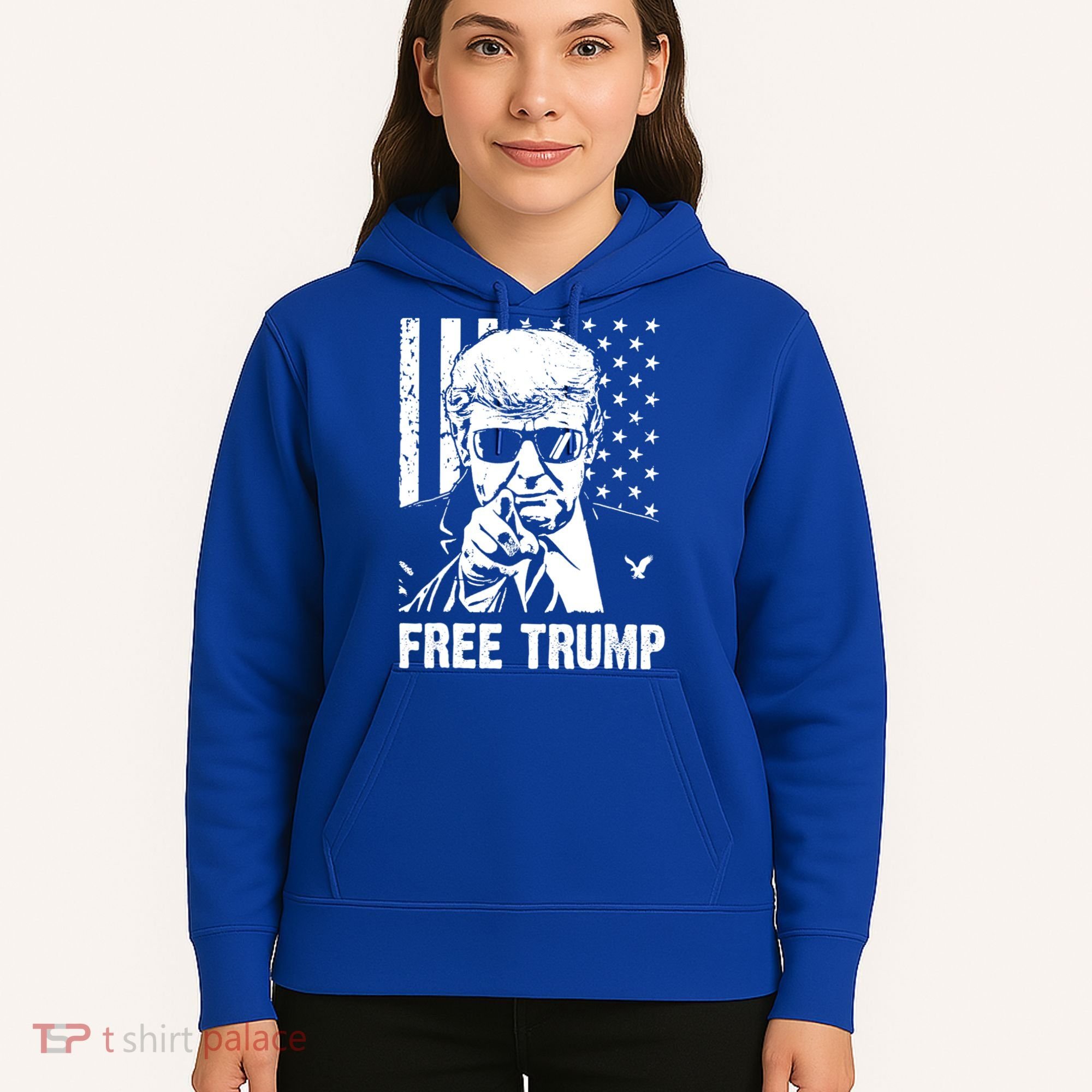 Free Donald Trump Republican Support Hoodie