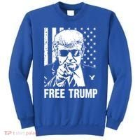 Free Donald Trump Republican Support Sweatshirt thumb 0