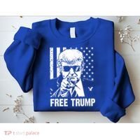 Free Donald Trump Republican Support Sweatshirt thumb 2