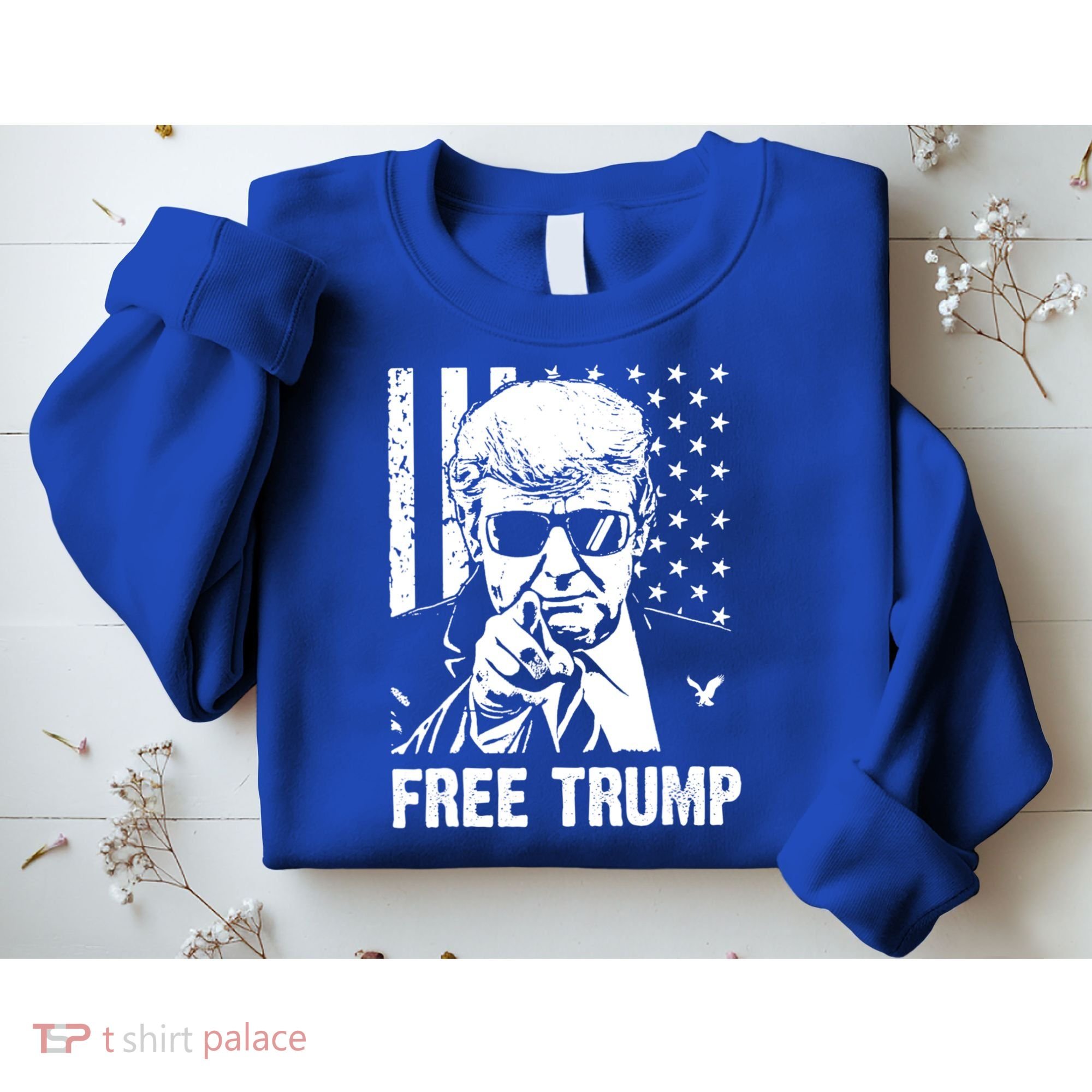 Free Donald Trump Republican Support Sweatshirt