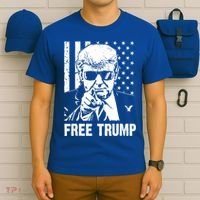 Free Donald Trump Republican Support T-Shirt thumb 6