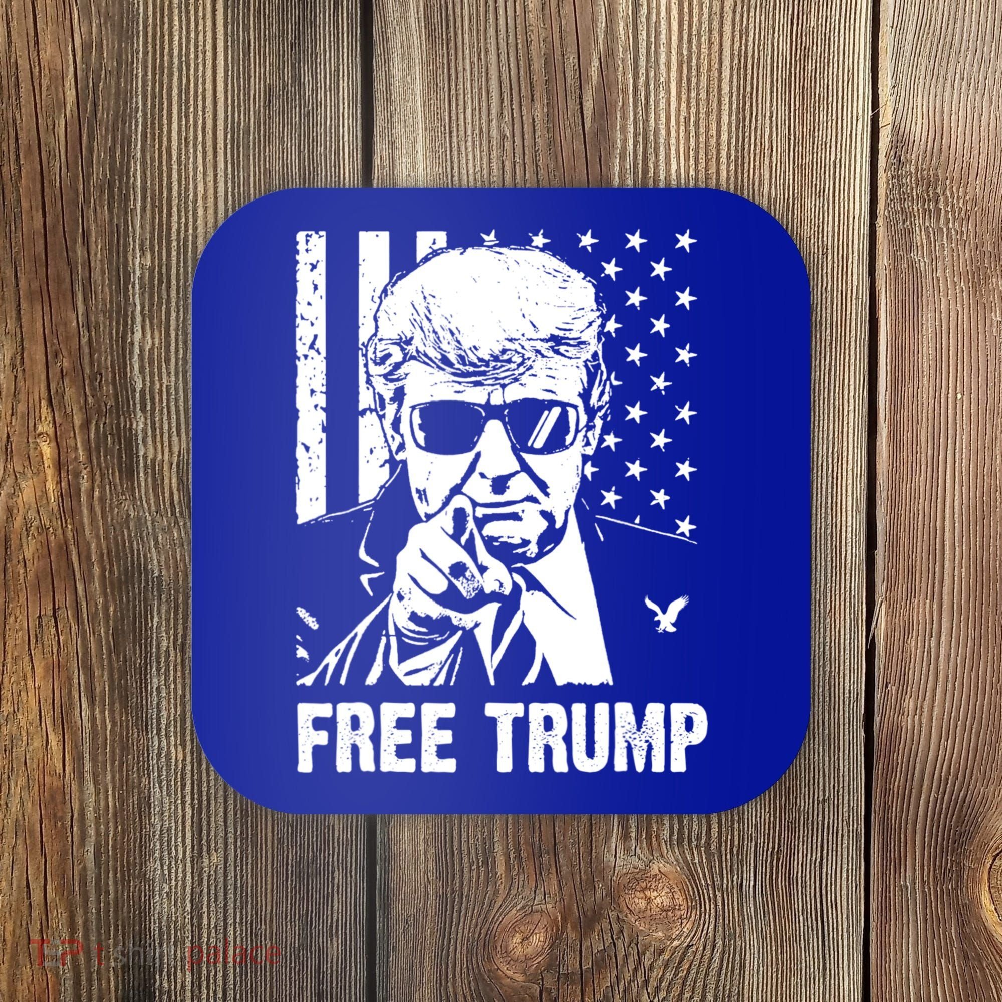 Free Donald Trump Republican Support Coaster