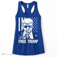 Free Donald Trump Republican Support Women's Tank Top thumb 0