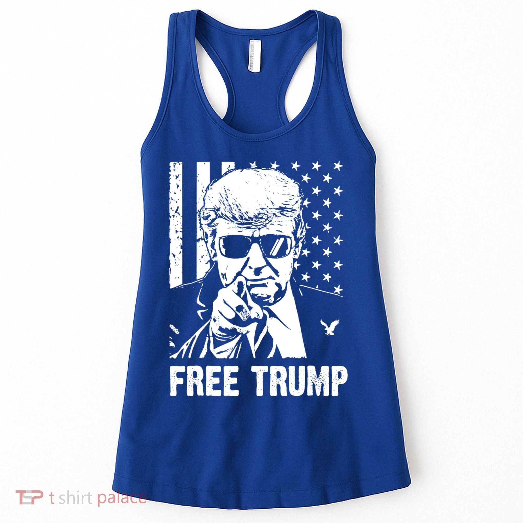 Free Donald Trump Republican Support Women's Tank Top