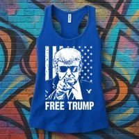 Free Donald Trump Republican Support Women's Tank Top thumb 3