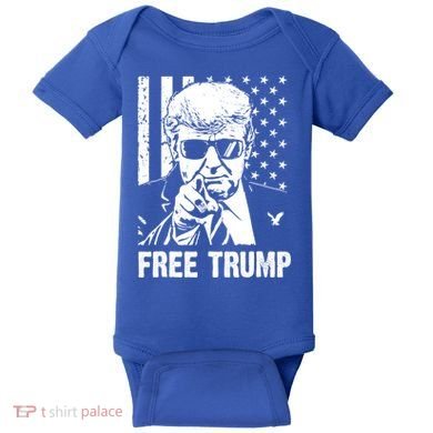 Free Donald Trump Republican Support Baby Bodysuit