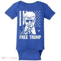 Free Donald Trump Republican Support Baby Bodysuit thumb 0