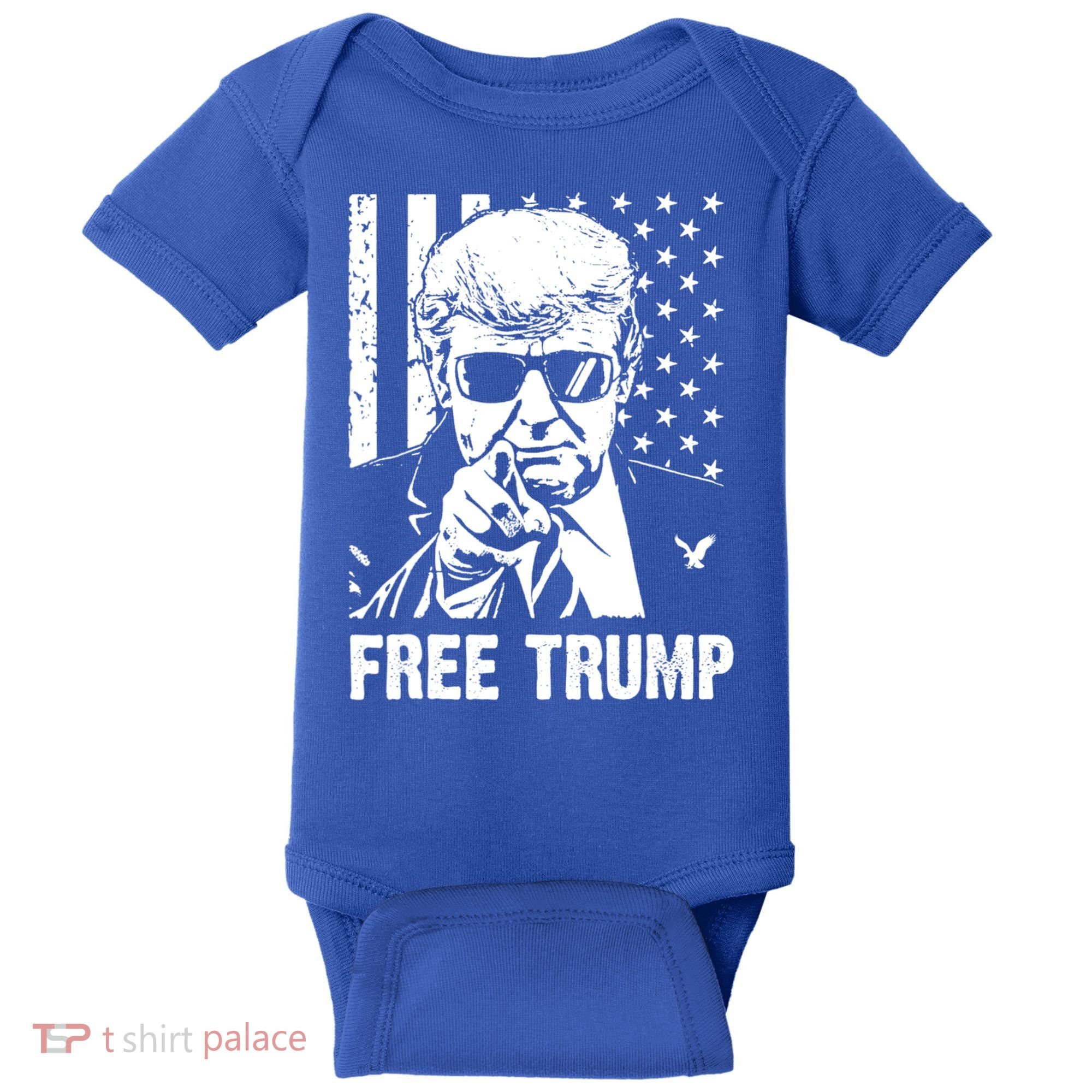 Free Donald Trump Republican Support Baby Bodysuit