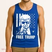 Free Donald Trump Republican Support Tank Top thumb 3