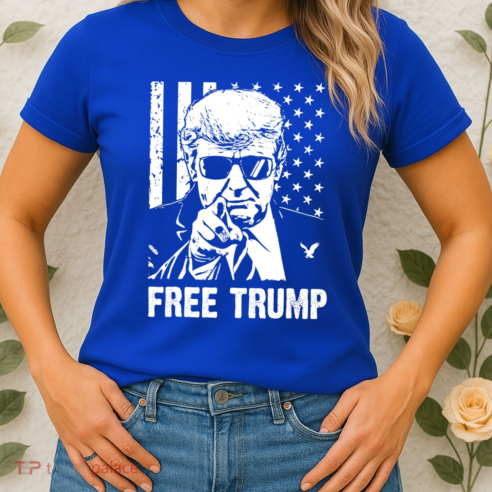 Free Donald Trump Republican Support Women's T-Shirt