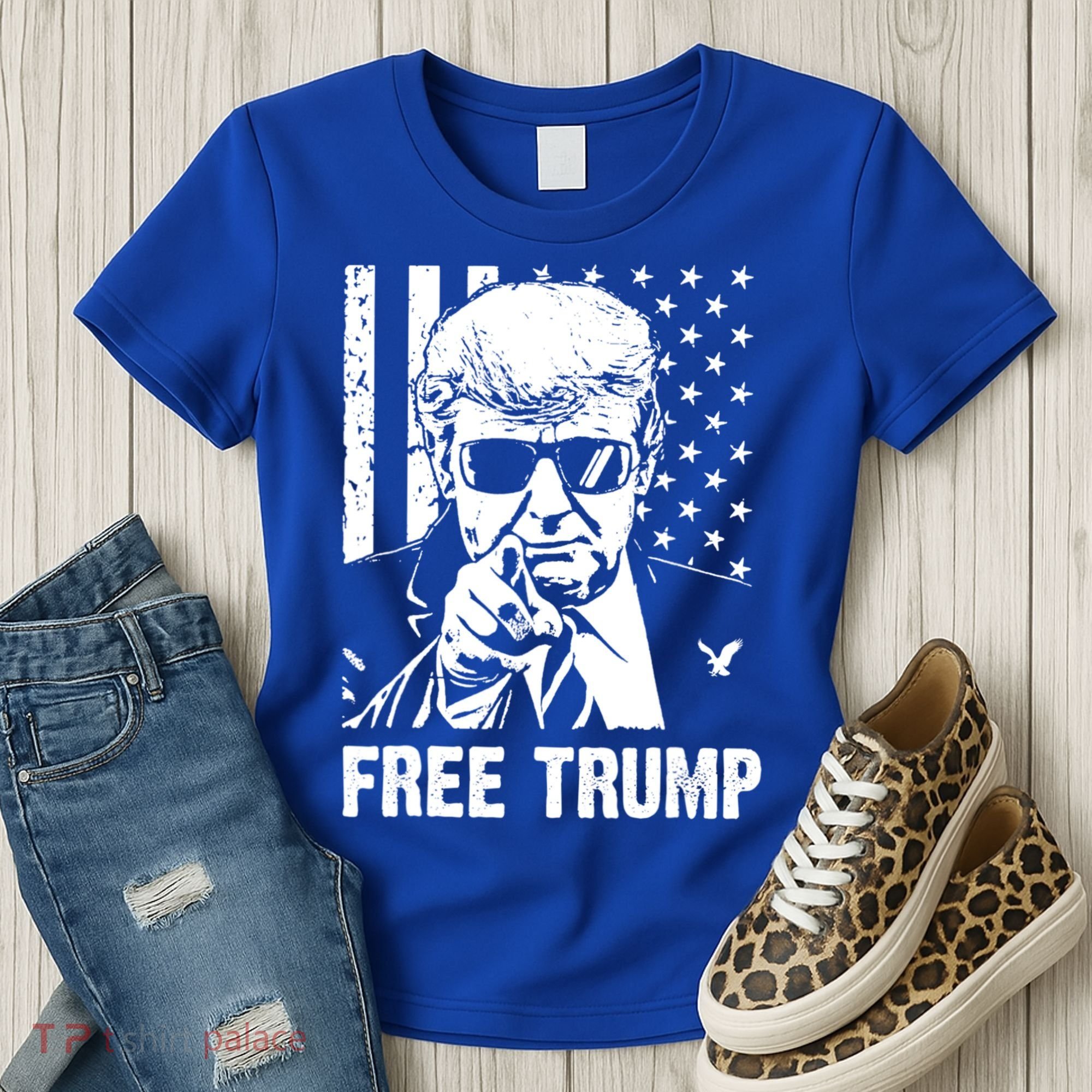 Free Donald Trump Republican Support Women's T-Shirt