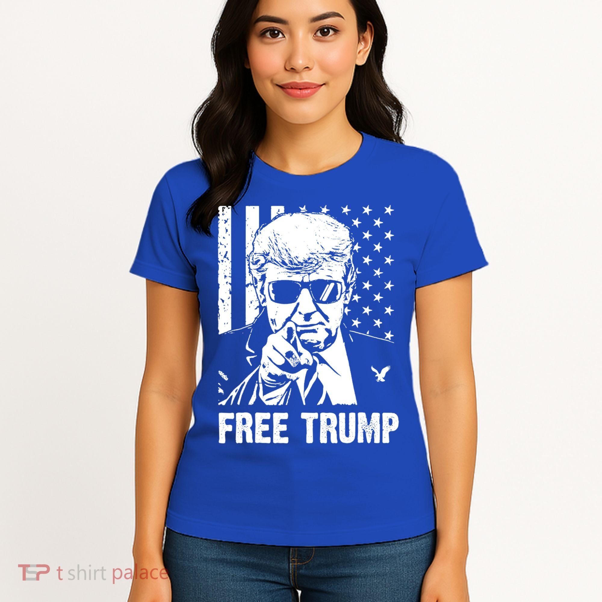 Free Donald Trump Republican Support Women's T-Shirt