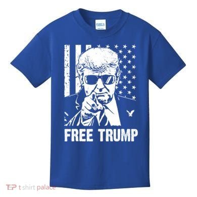 Free Donald Trump Republican Support Kids T-Shirt