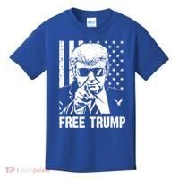 Free Donald Trump Republican Support Kids T-Shirt thumb 0