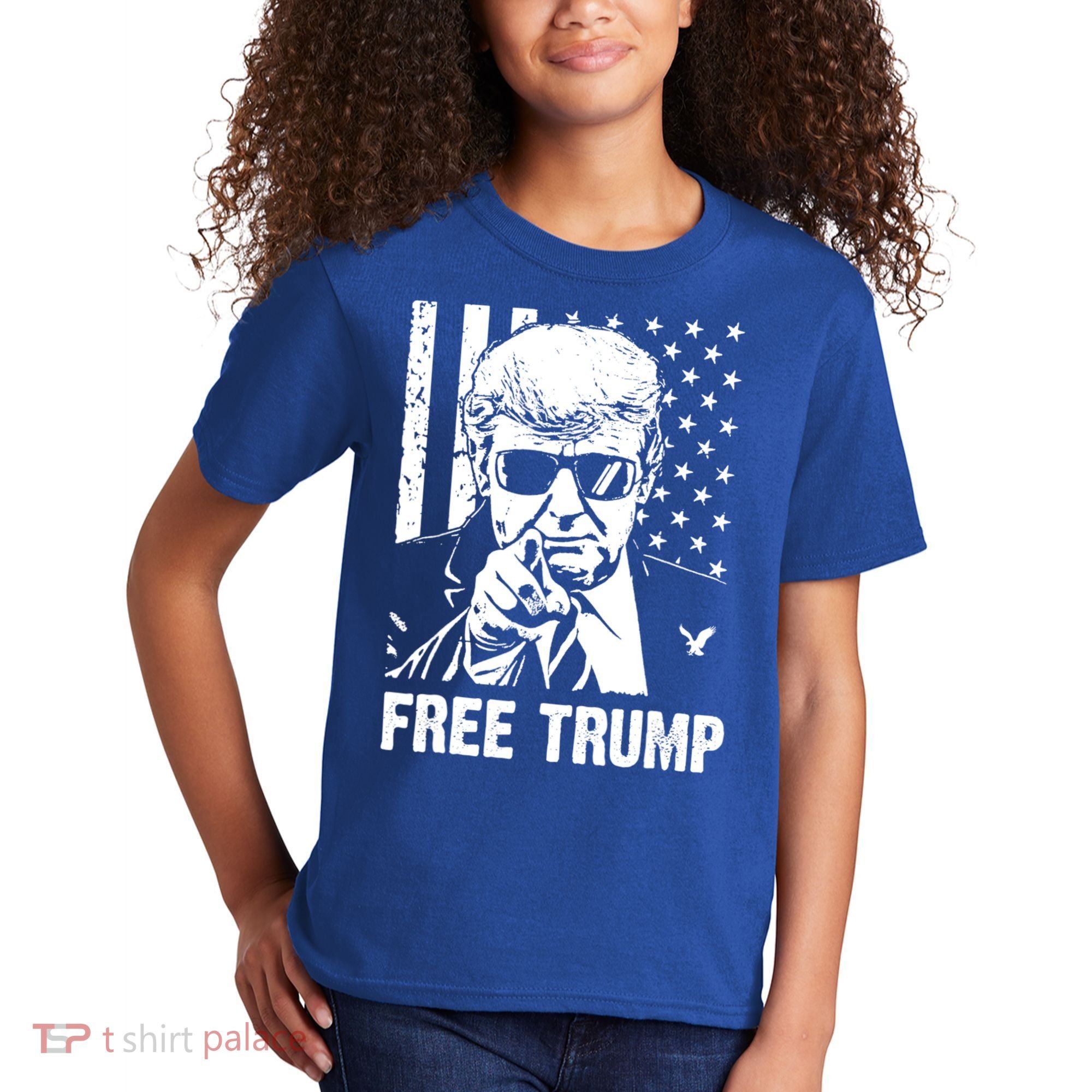 Free Donald Trump Republican Support Kids T-Shirt