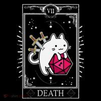 Funny Dungeon Tarot Card Cat Dice D20 Women's Hoodie thumb 2