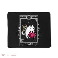 Funny Dungeon Tarot Card Cat Dice D20 Mousepad thumb 0