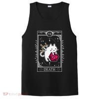Funny Dungeon Tarot Card Cat Dice D20 PosiCharge Competitor Tank thumb 0