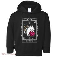 Funny Dungeon Tarot Card Cat Dice D20 Toddler Hoodie thumb 0