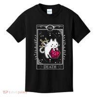 Funny Dungeon Tarot Card Cat Dice D20 Kids T-Shirt thumb 0