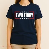 Funny Distressed Two Fiddy Celebrate 250 Years American USA Birthday Anniversary T-Shirt thumb 4