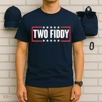 Funny Distressed Two Fiddy Celebrate 250 Years American USA Birthday Anniversary T-Shirt thumb 6