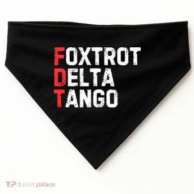 Foxtrot Delta Tango USA-Made Doggie Bandana
