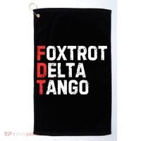 Foxtrot Delta Tango Golf Towel thumb 0