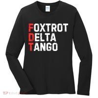 Foxtrot Delta Tango Women's Long Sleeve Shirt thumb 0