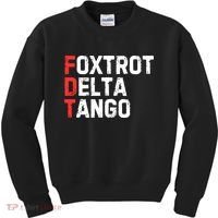 Foxtrot Delta Tango Kids Sweatshirt thumb 0