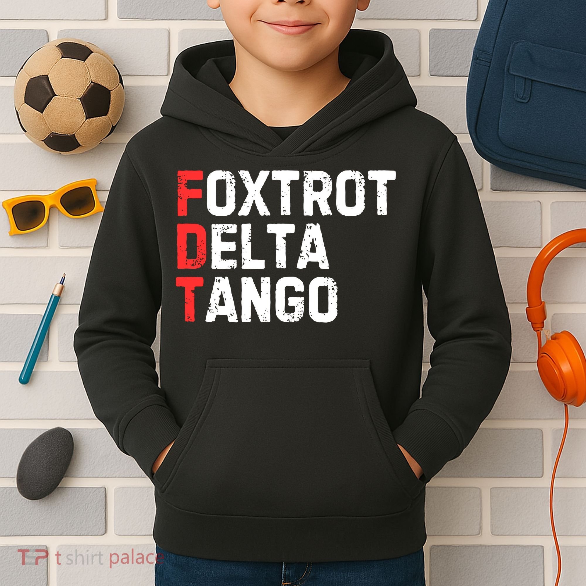 Foxtrot Delta Tango Kids Hoodie