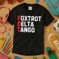 Foxtrot Delta Tango Kids T-Shirt thumb 3
