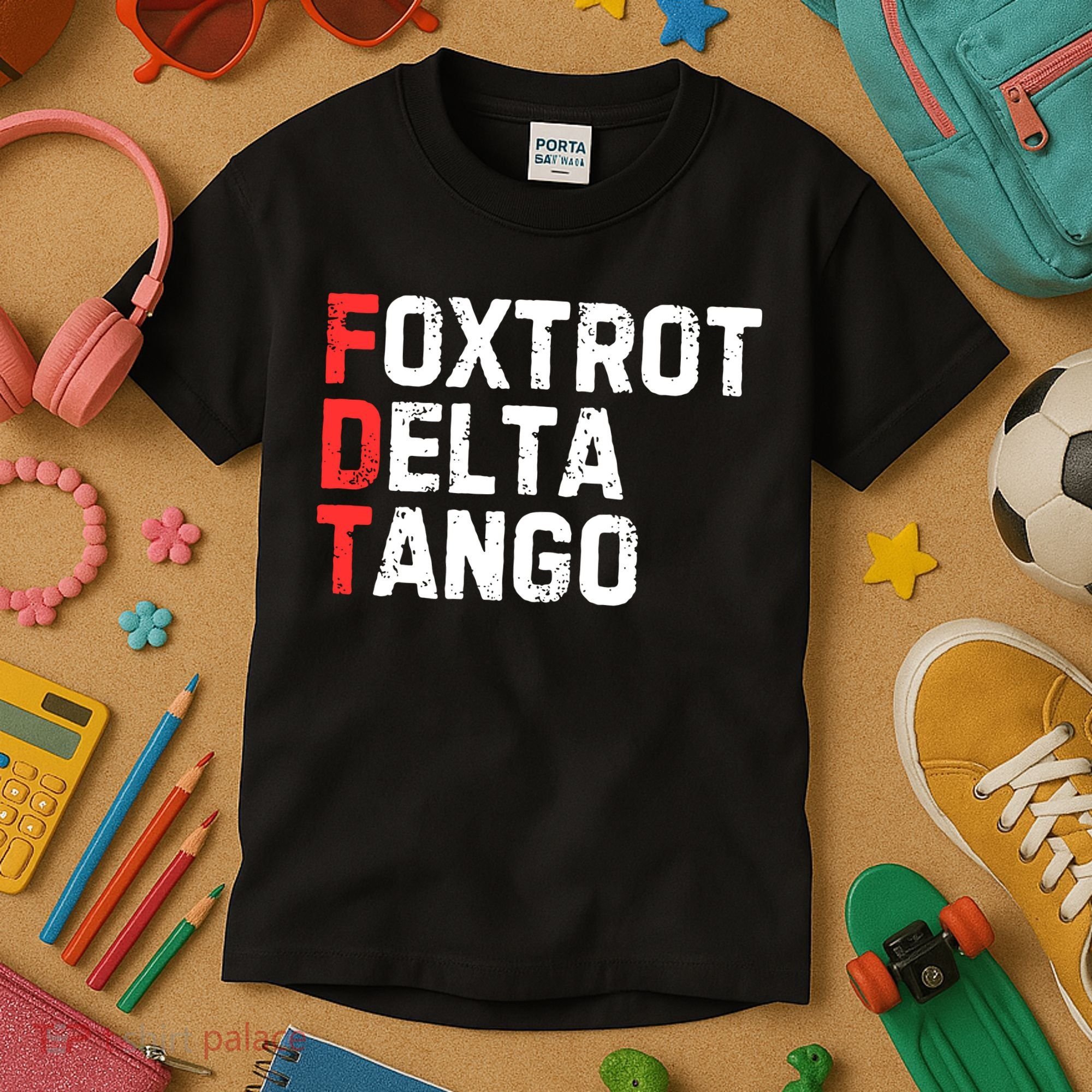 Foxtrot Delta Tango Kids T-Shirt