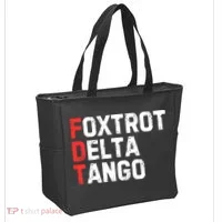 Foxtrot Delta Tango Tote Bag thumb 2