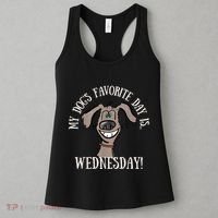 Fathers Day Tee My Dogs Favorite Day Is Wednesday HUMP DAY Women's Tank Top thumb 3