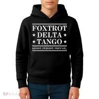 Foxtrot Delta Tango Kids Hoodie thumb 4