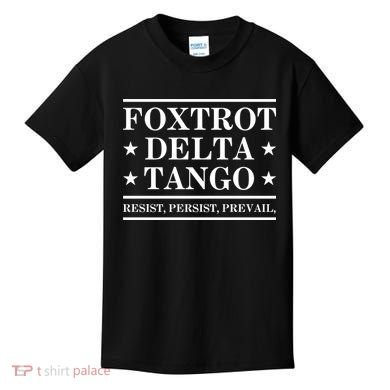 Foxtrot Delta Tango Kids T-Shirt