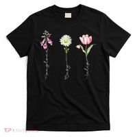 Foxglove Daisy Tulip Flower Foxglove Daisy Tulip Floral T-Shirt thumb 0