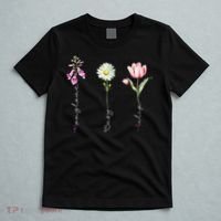 Foxglove Daisy Tulip Flower Foxglove Daisy Tulip Floral T-Shirt thumb 5