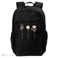 Foxglove Daisy Tulip Flower Foxglove Daisy Tulip Floral Backpack thumb 0