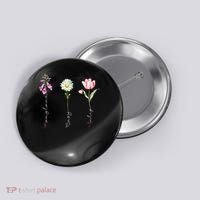 Foxglove Daisy Tulip Flower Foxglove Daisy Tulip Floral Button thumb 0